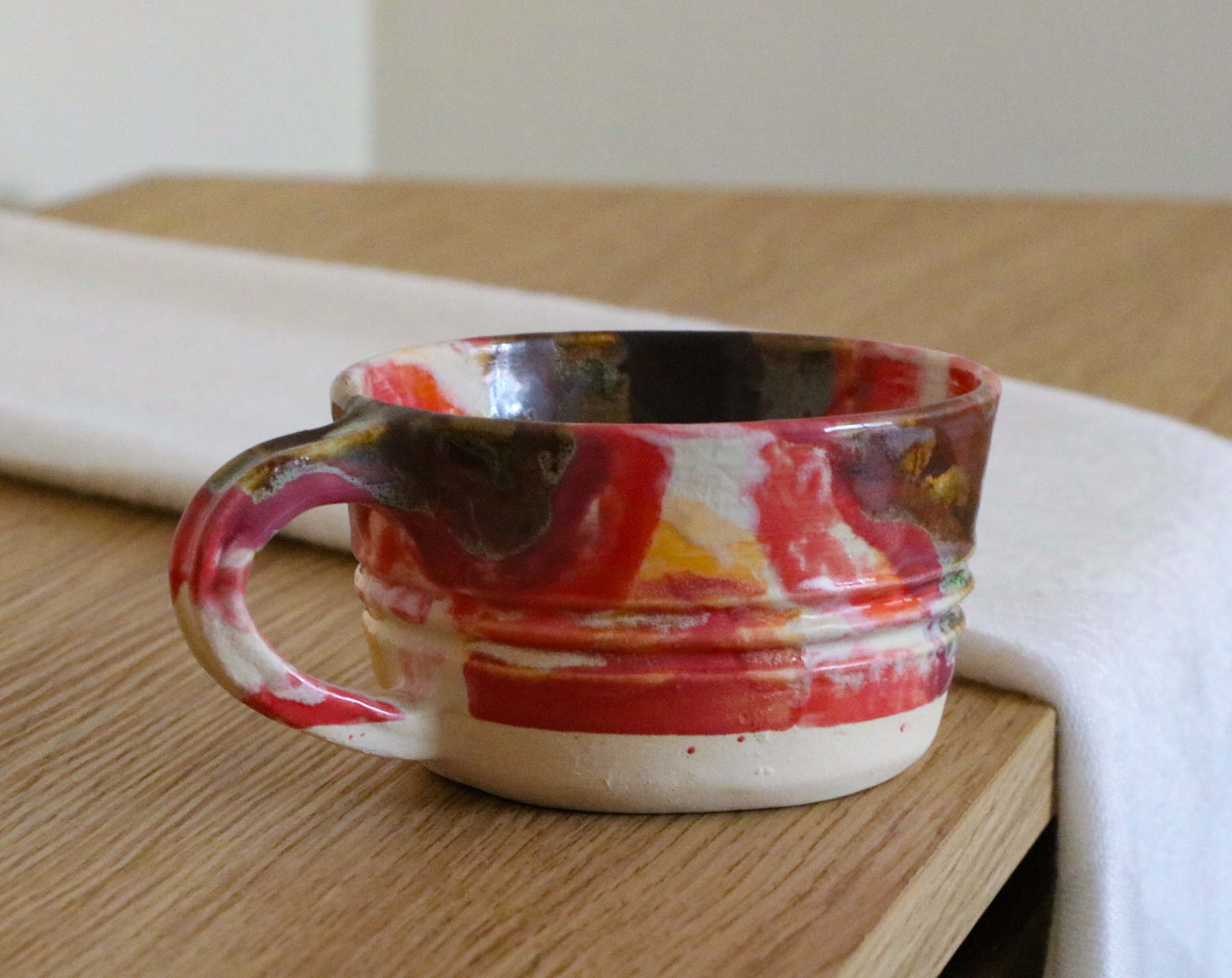 Confetti Red Mug