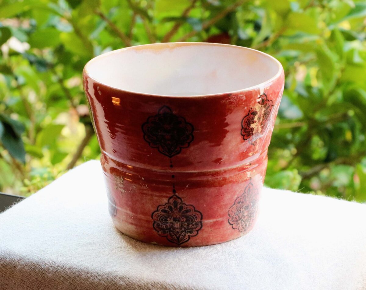 Decorative Red Cup