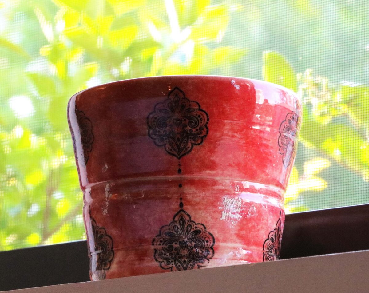 Decorative Red Cup